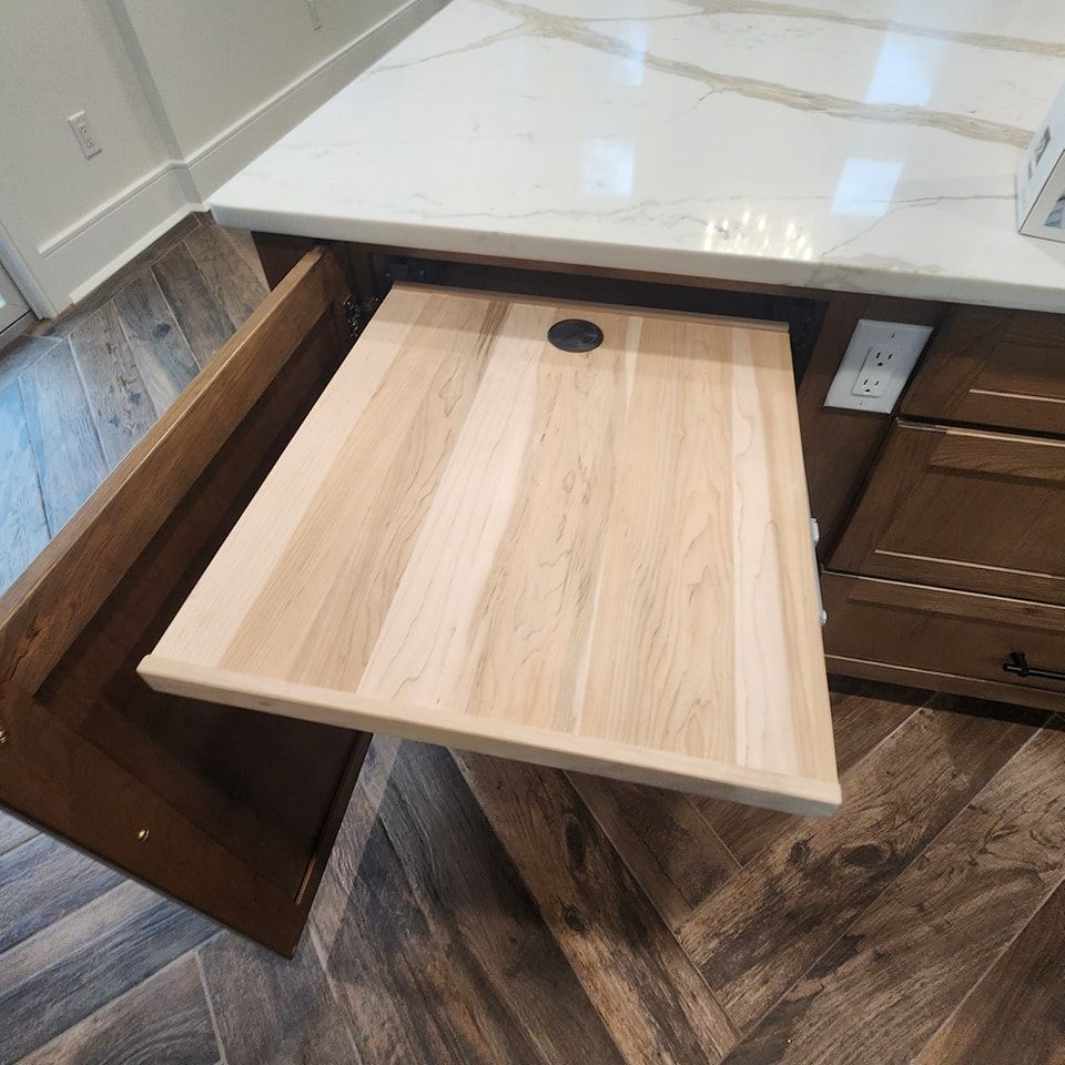 Kitchen chopping wood