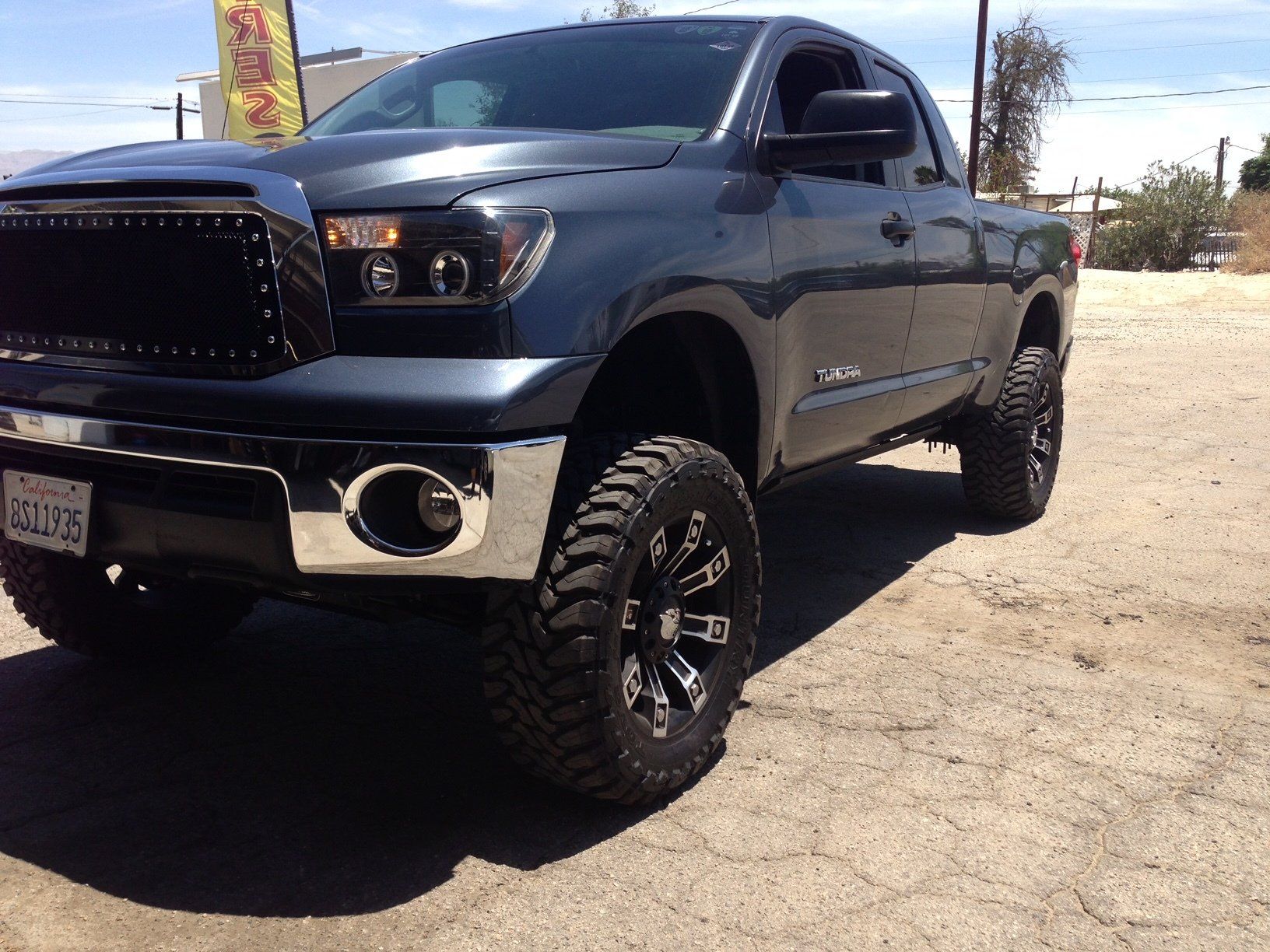 Black Tundra vehicle