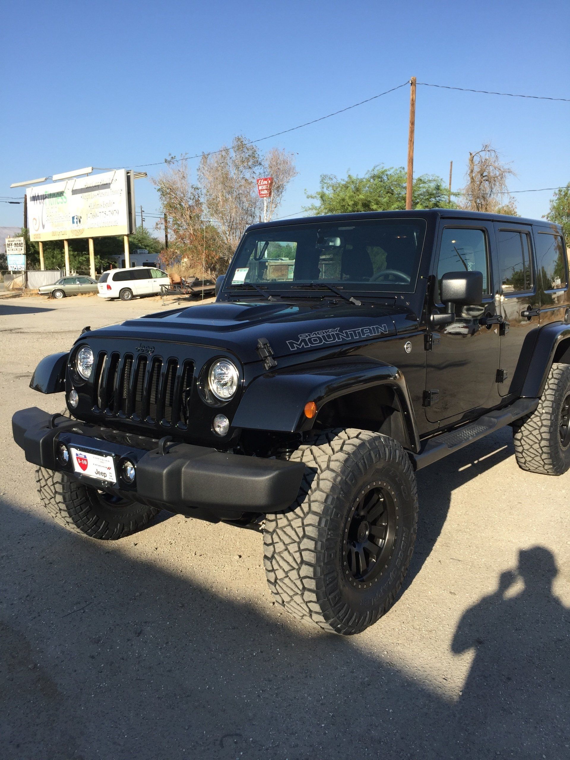 Off-road vehicle in black