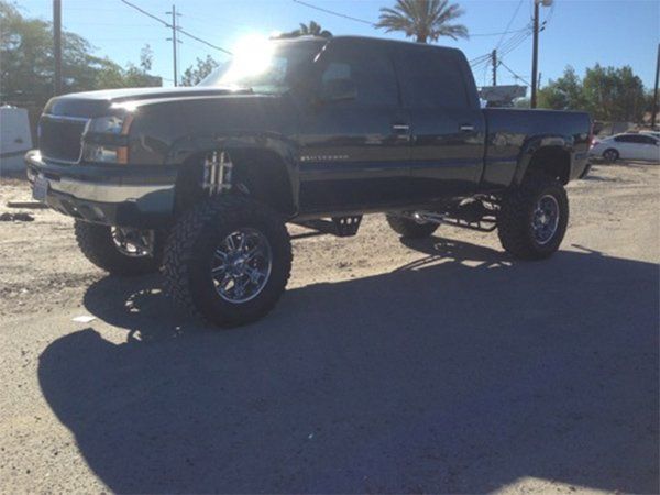 Black pickup vehicle