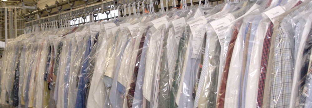 Dry cleaned shirts