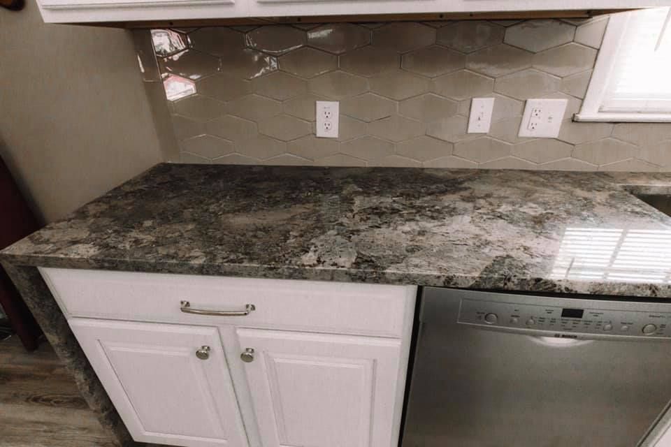 Nice natural stone countertop