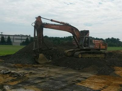 High-Reach Excavation Work