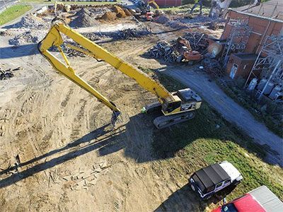 High-Reach Excavation Work