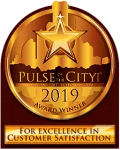 Pulse of the city award winner for excellence in customer satisfaction