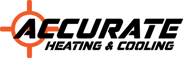 Logo for Accurate Heating & Cooling featuring the word 