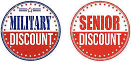 Military and Senior Discount