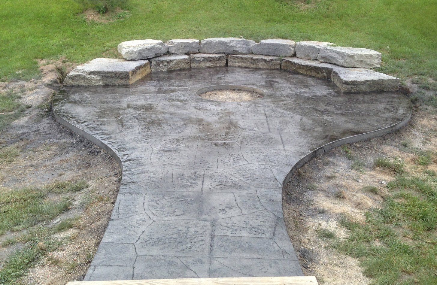 Decorative and stamped concrete
