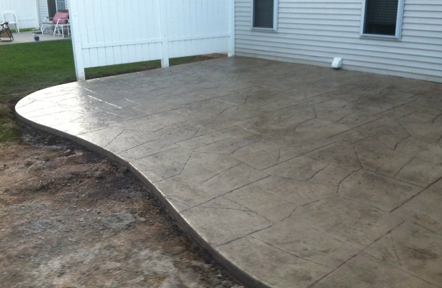 Decorative and stamped concrete