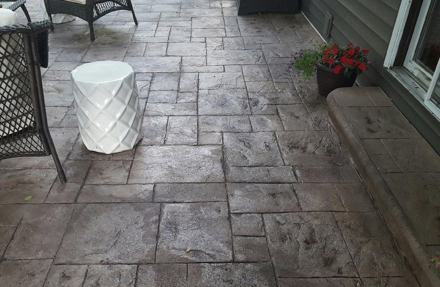 Decorative and stamped concrete