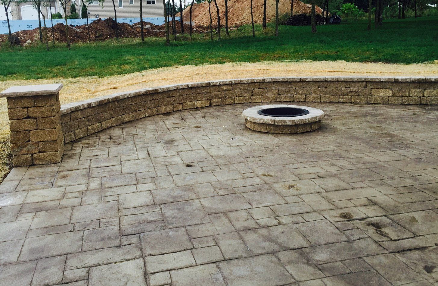 Decorative and stamped concrete