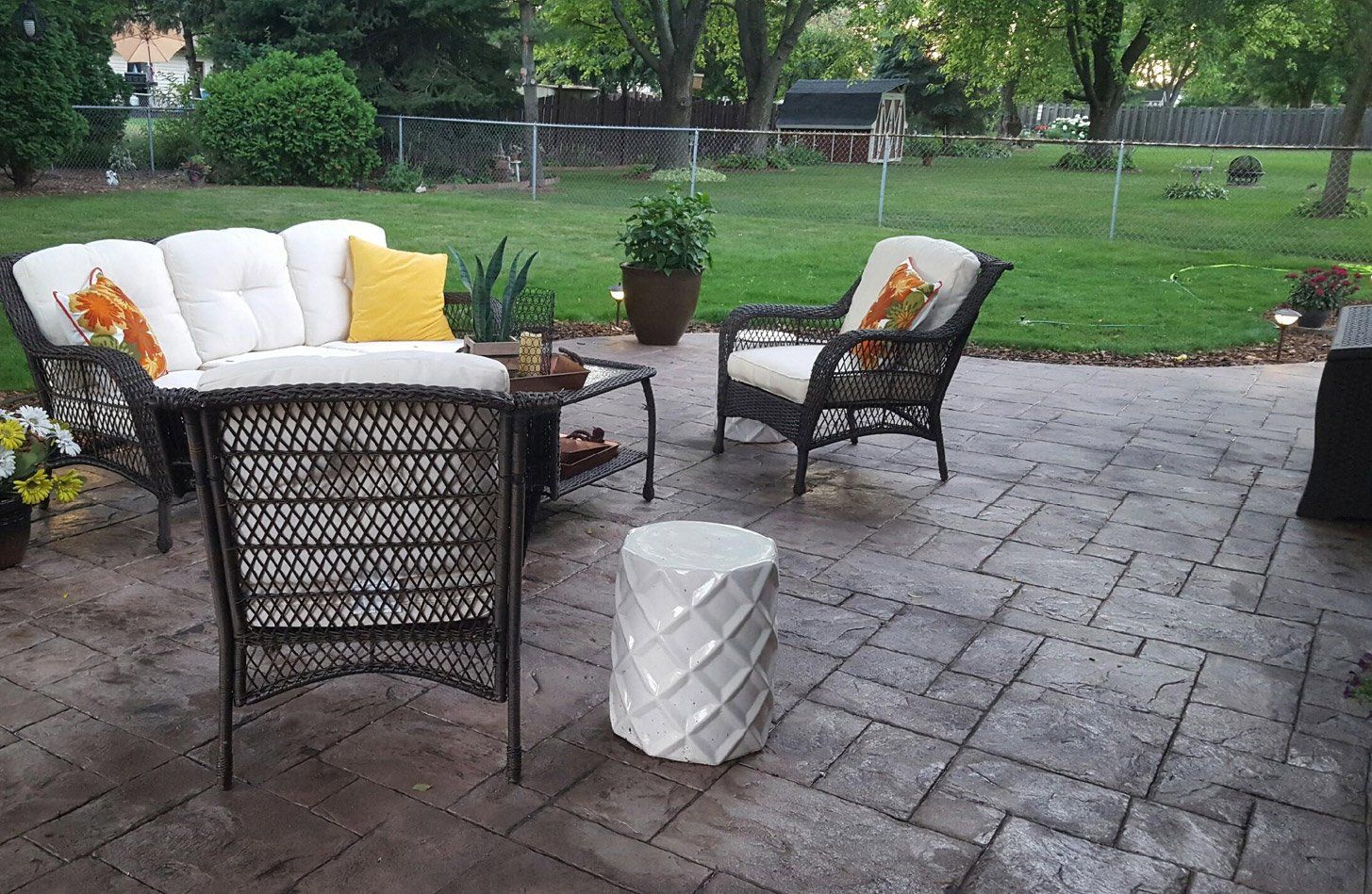 Decorative and stamped concrete