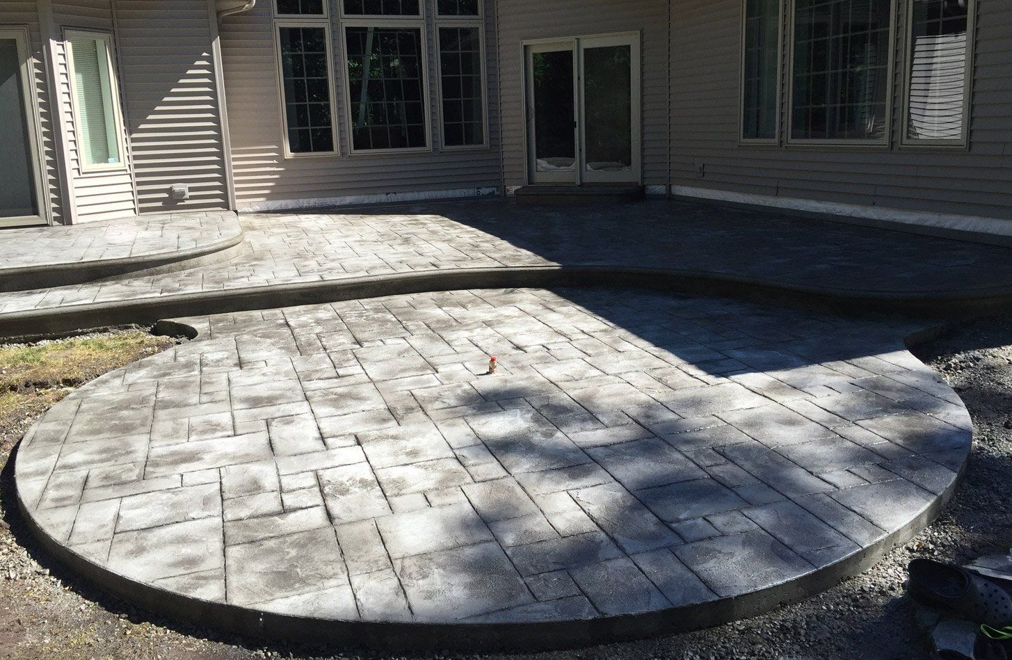 Decorative and stamped concrete