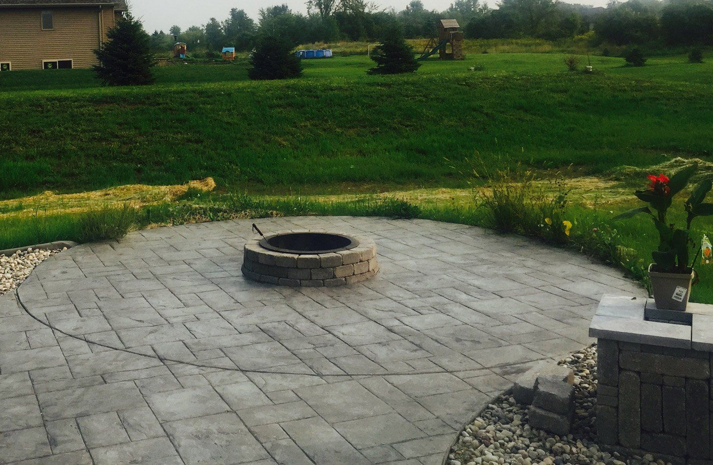 Decorative and stamped concrete