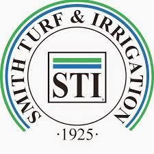Smith Turf & Irrigation logo: circular design with