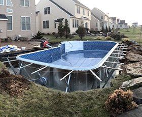 New pool construction