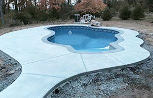 New pool construction
