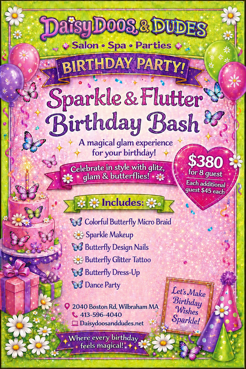Sparkle & Flutter Birthday Bash