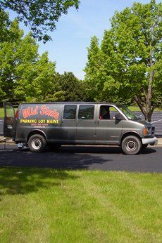 Midstate Parking Lot Maintenance Van