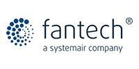 Fantech logo with blue dot icon and the text “fantech” and “a systemair company”