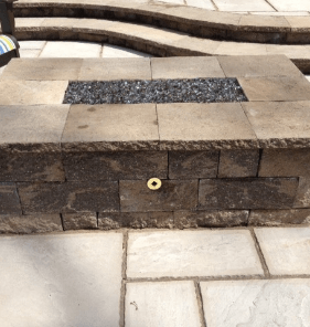 Fire pit gas