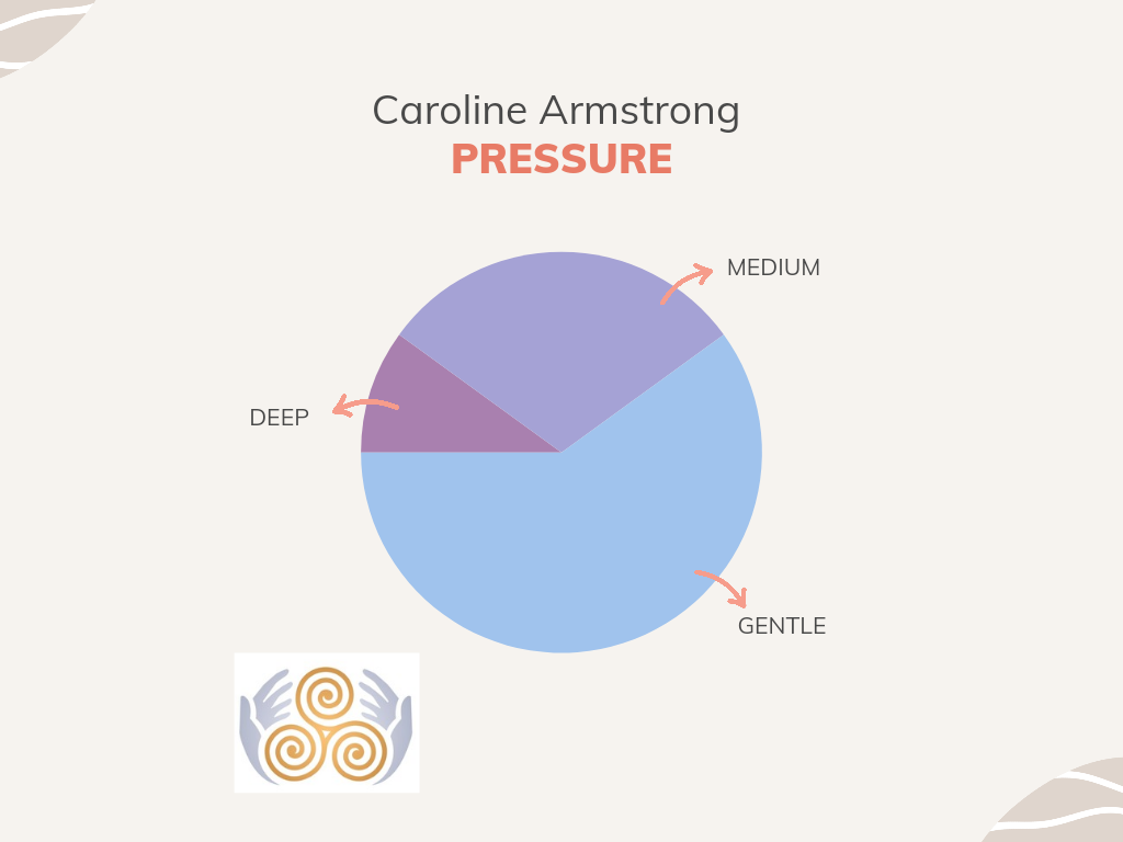 Pressure pie chart -  Caroline Armstrong