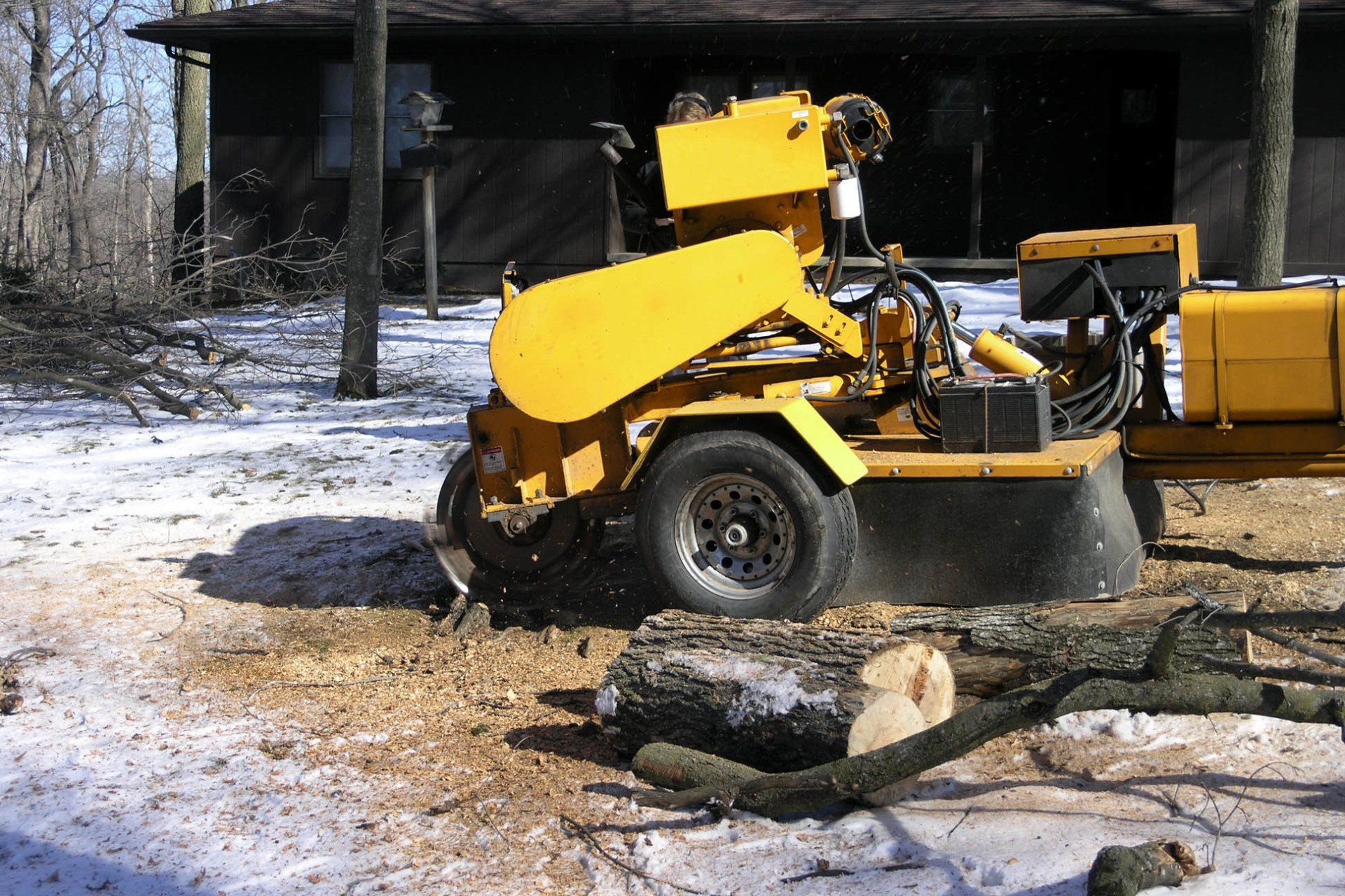 Stump grinding