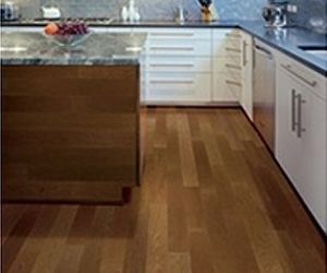 Hardwood kitchen flooring