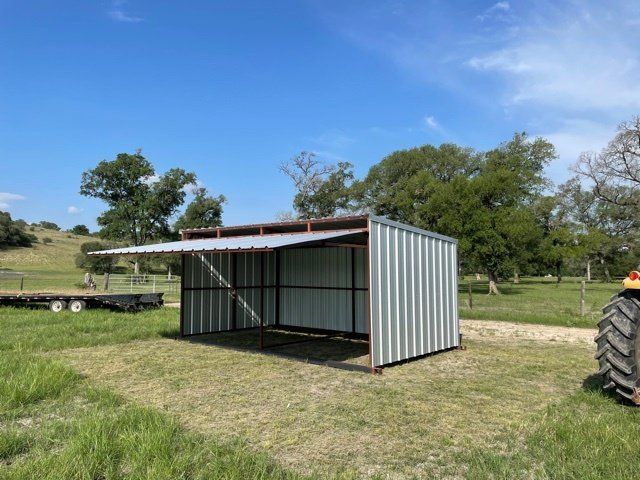 12x20 with 8' awning on hinges