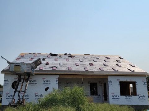 Home with new roof