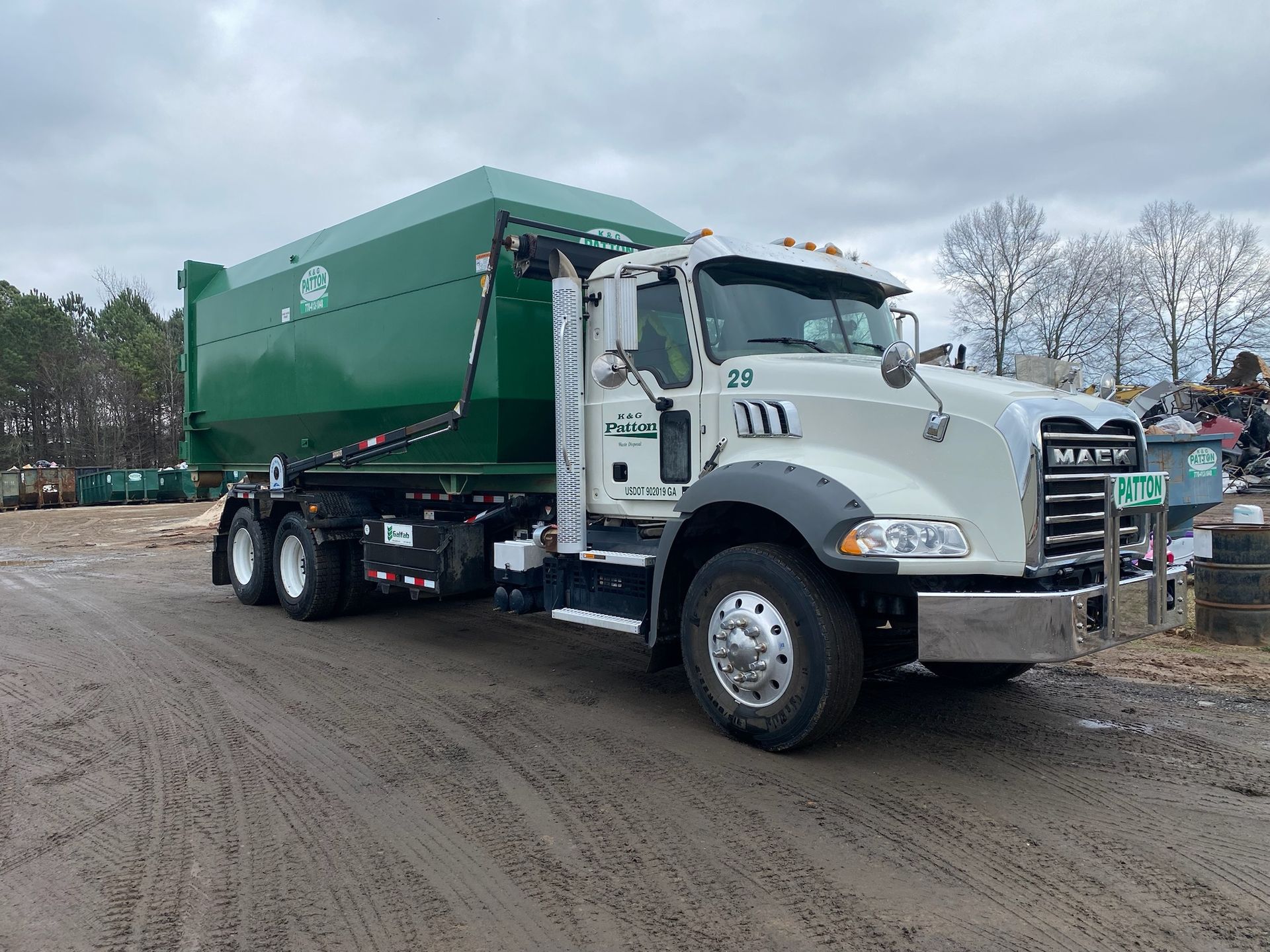 Construction debris hauling