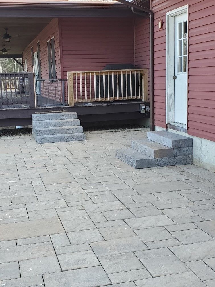 A house with a porch 