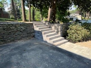 A concrete stairs 