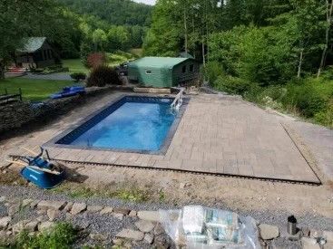 A large swimming pool