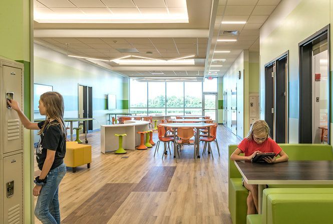 Waltham Elementary School cafeteria #3