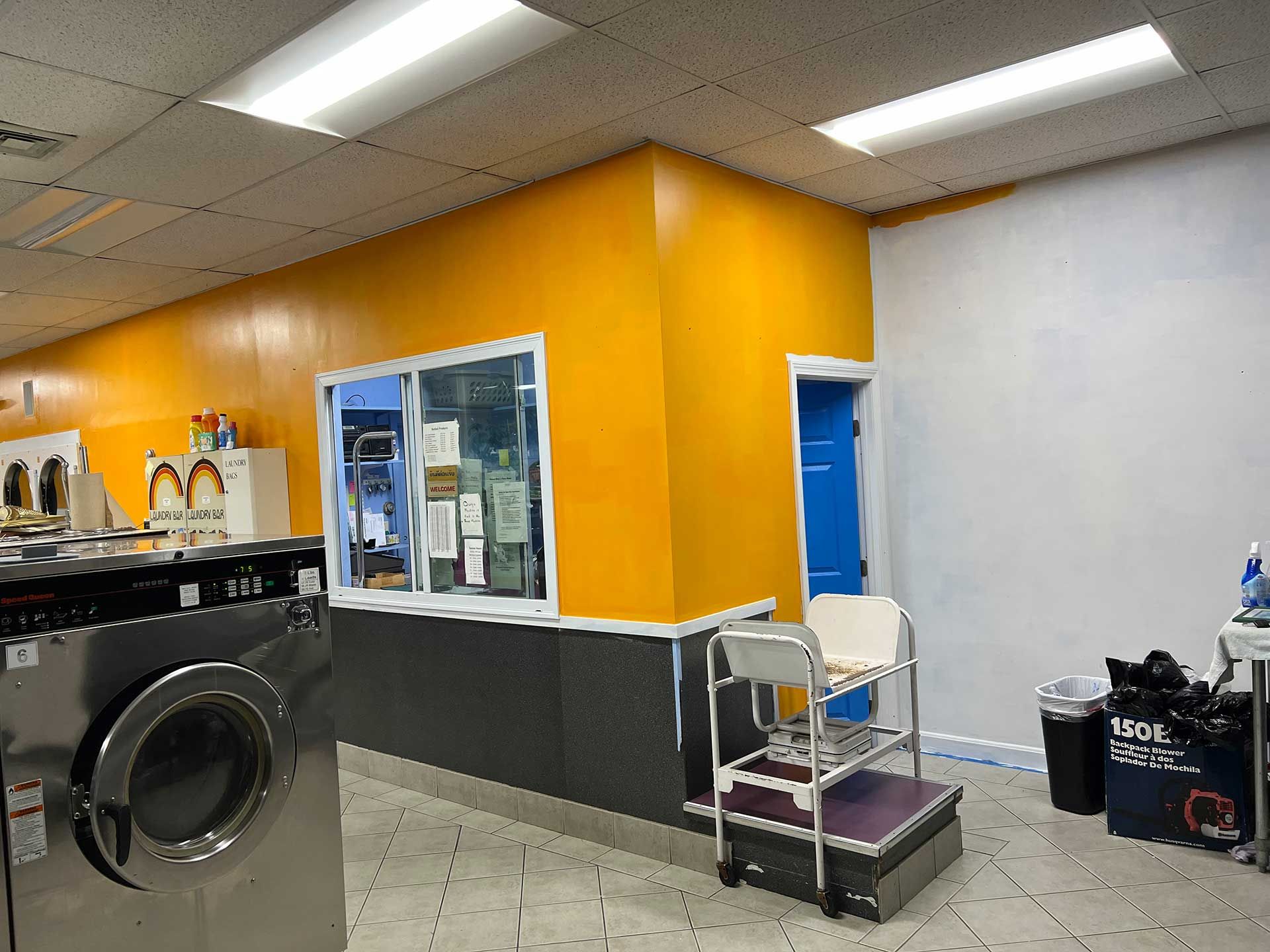 clean laundry facility