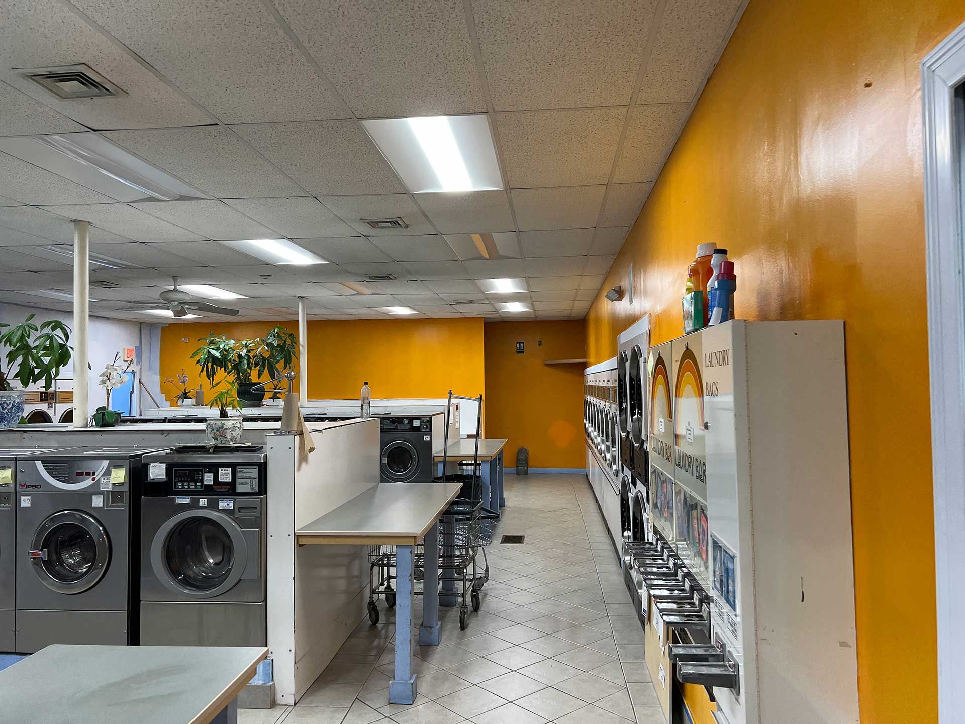 laundromat interior