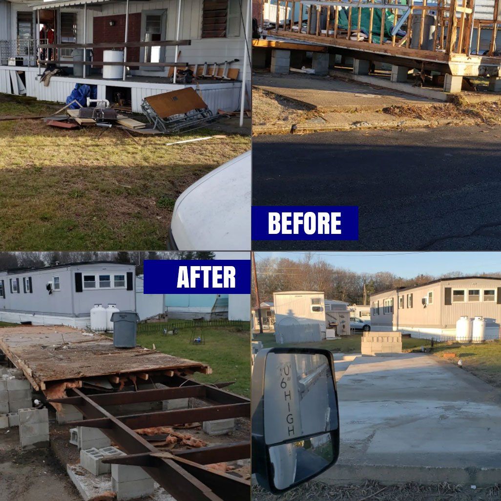 Past demolition works