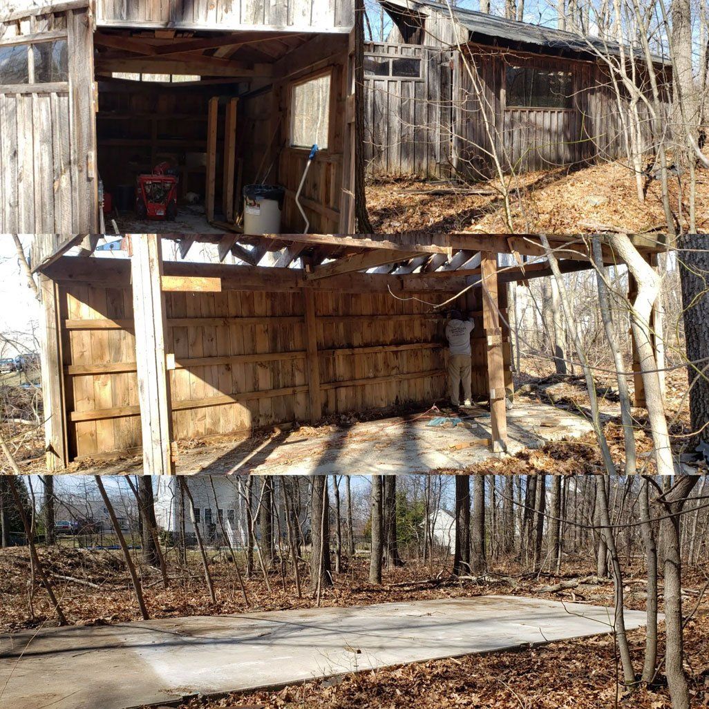 Past demolition works