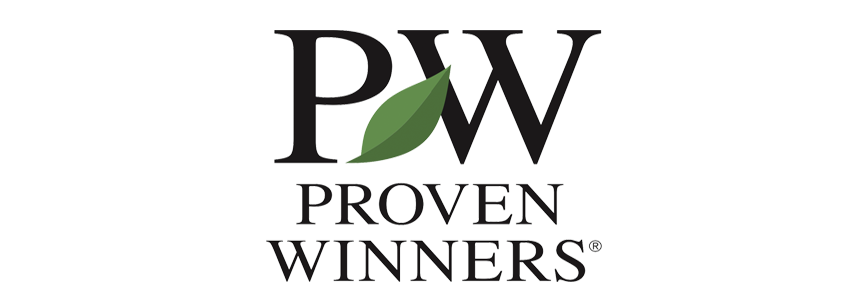 Logo for Proven Winners, featuring the letters