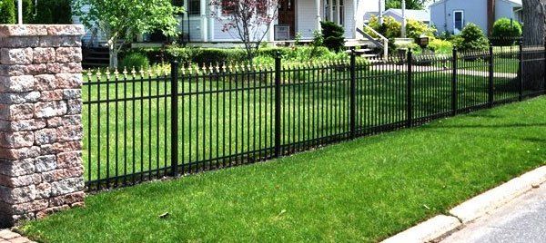 Cast iron fencing