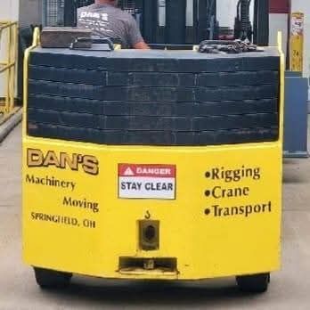 Yellow equipment labeled 