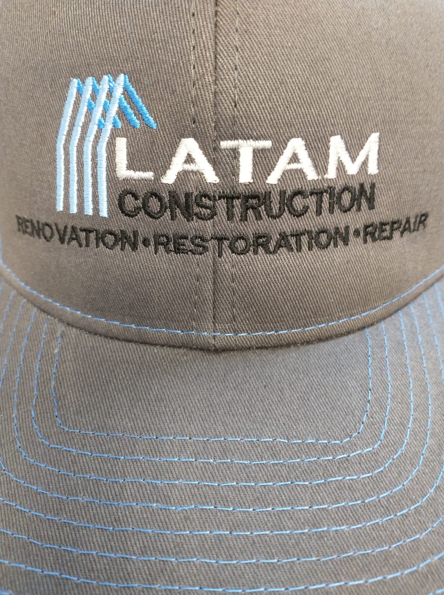 Cap with company logo