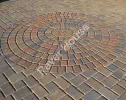 Brick paver pattern design
