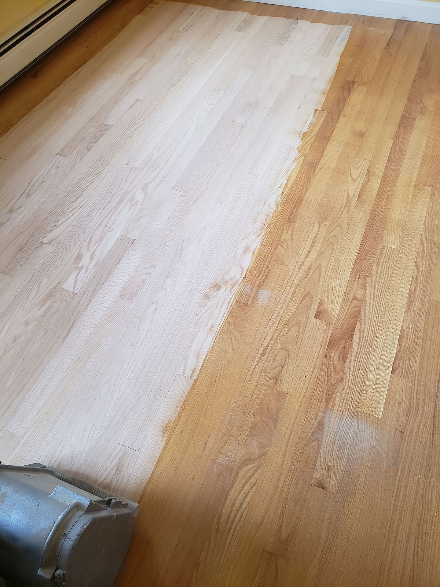 Wood staining process