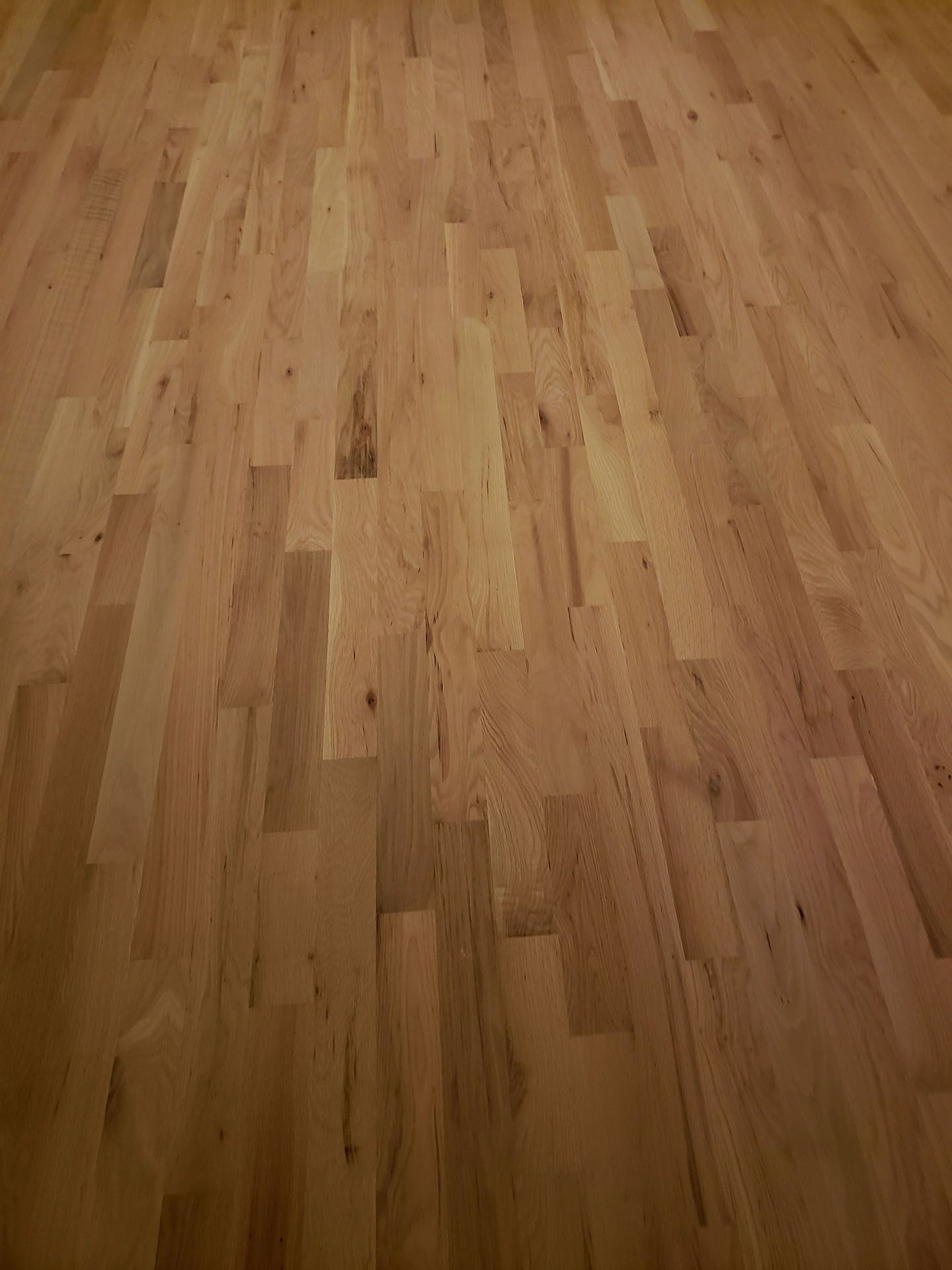 A close up of a wooden floor in a room