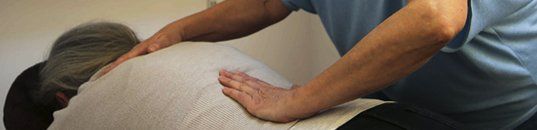 Chiropractic patient receiving massage