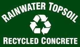 Rainwater Topsoil & Recycled Concrete Logo