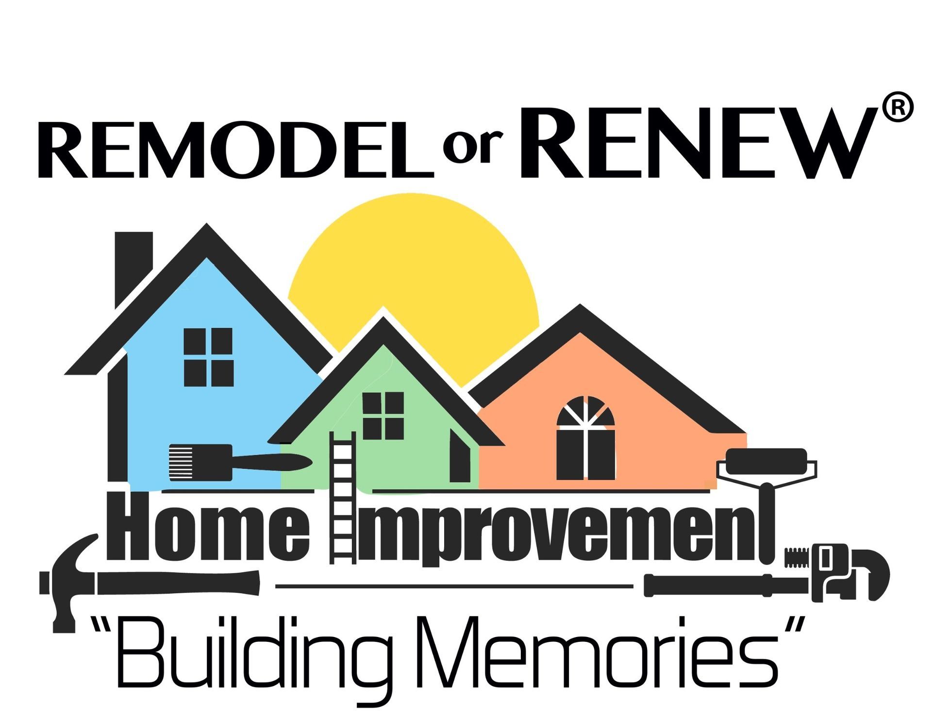 Remodel or Renew Home Improvement - Logo