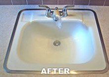 After sink and faucet